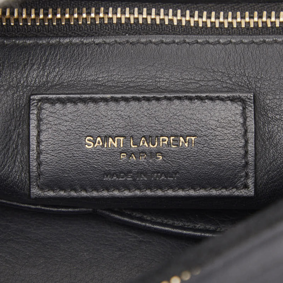 Saint Laurent Y-Line Cabas Classic Handbag 311208 Black Leather Women's SAINT... - Picture 12 of 13